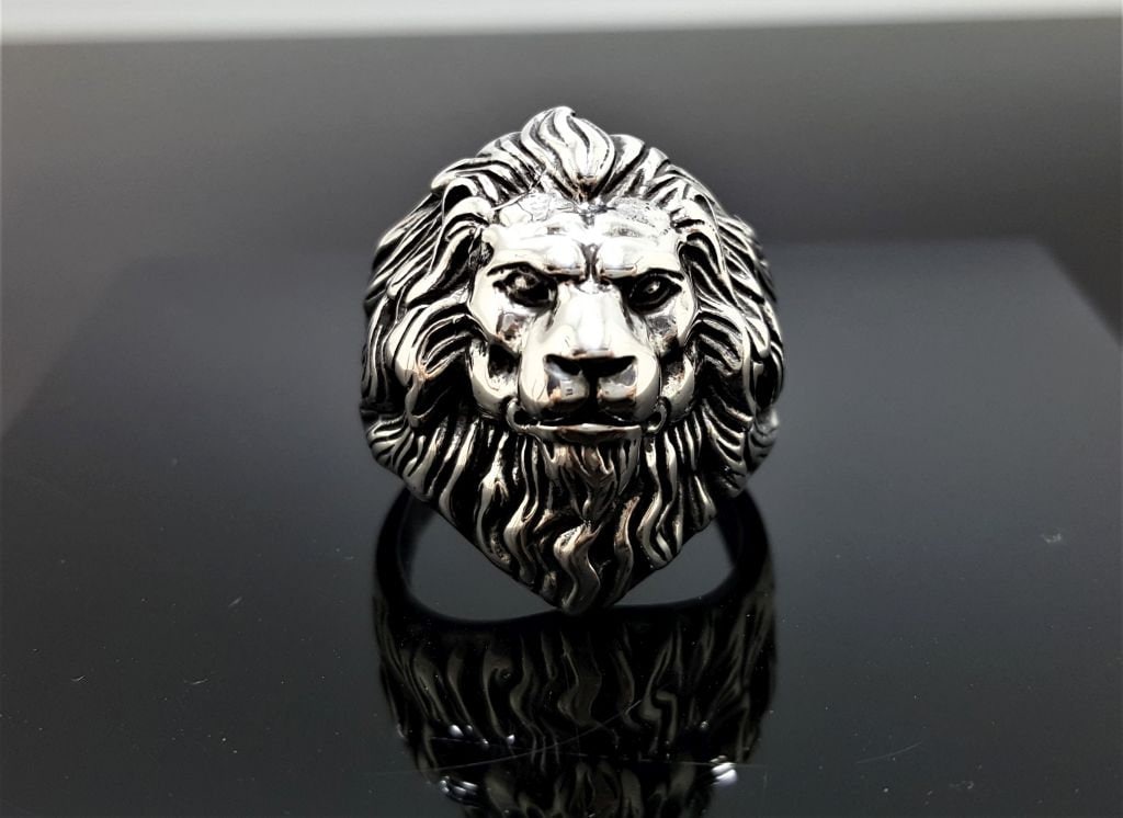 アクセサリー vintage silver925 LION head ring S97852d9ecf604f0f90078d244afdc