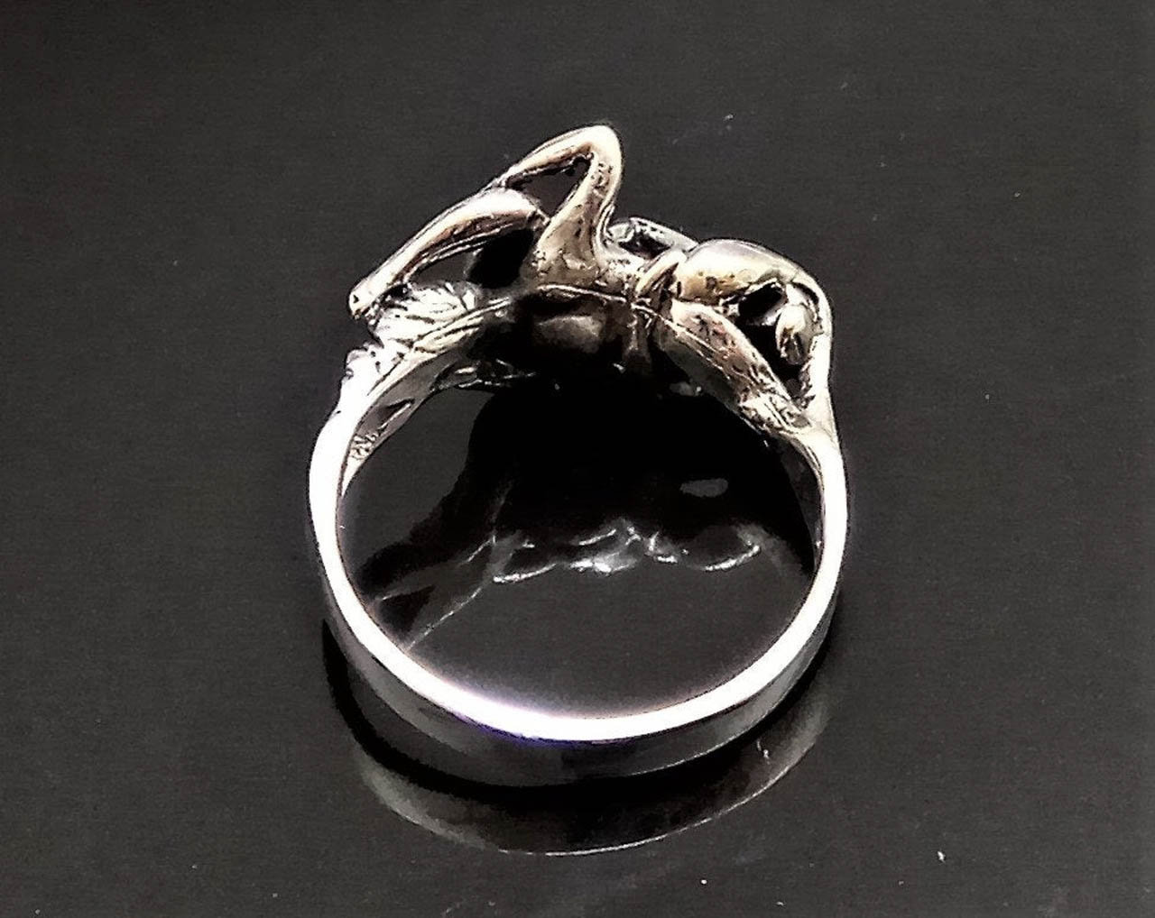 Erotic Ring STERLING SILVER 925 Kama Sutra Pose 69 Sexy Ring
