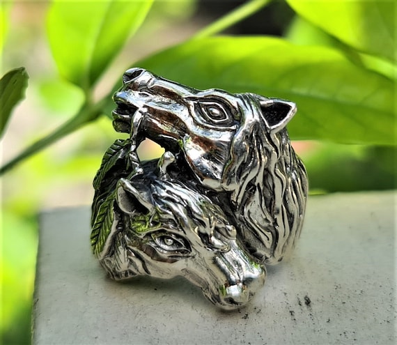 silver horse silver925 ベルリング Horse Ring STERLING SILVER 925 Loving Horses Wild Free Spirit