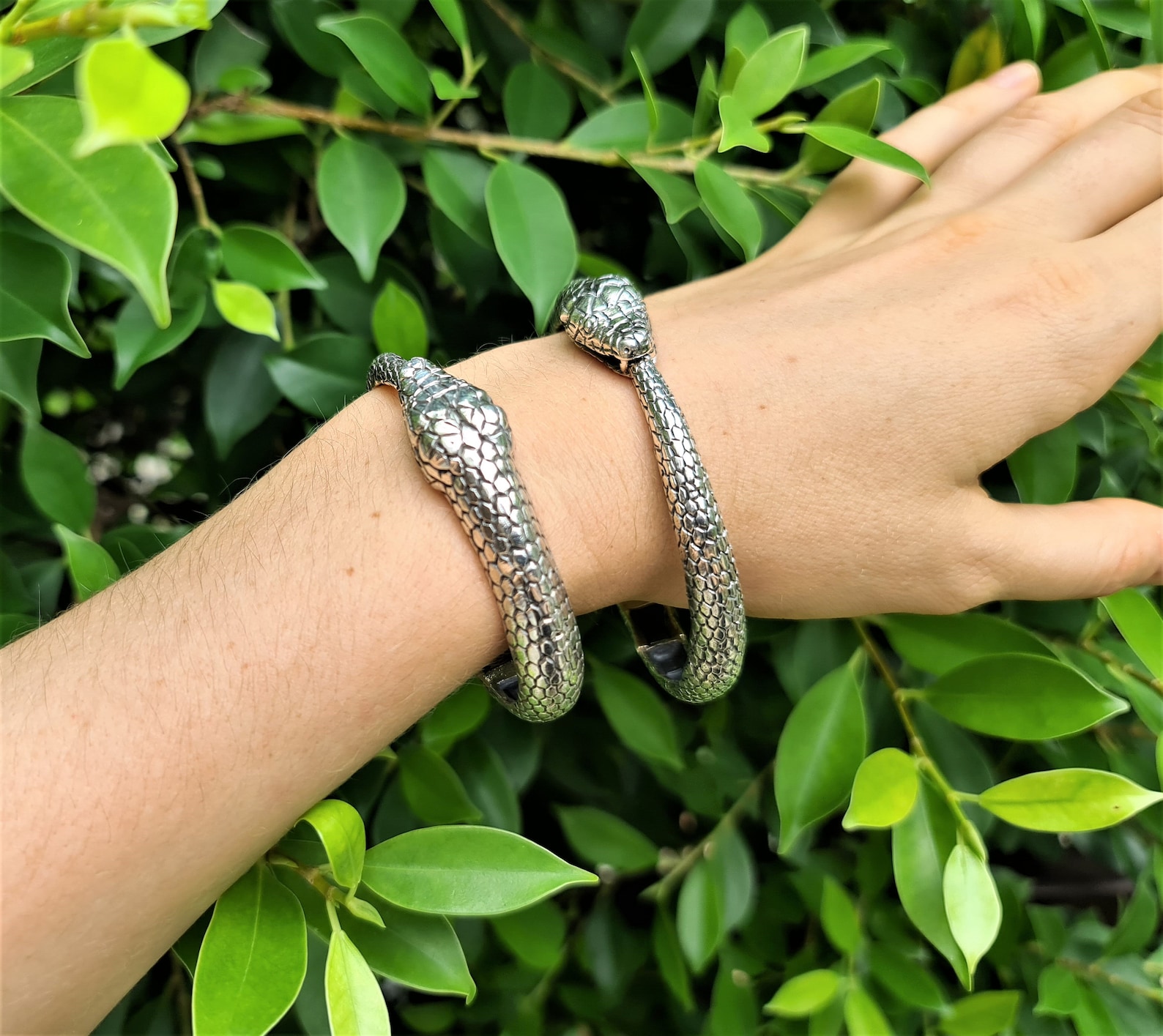 Ouroboros Bracelet STERLING SILVER 925 Snake Eating Tail Etsy