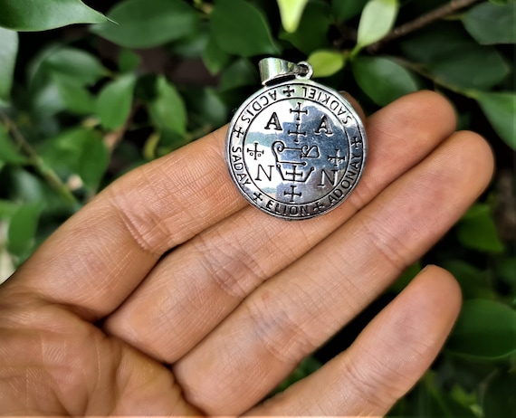 Archangel Zadkiel Seal Pendant Philosophical Sacred Talisman Sigil