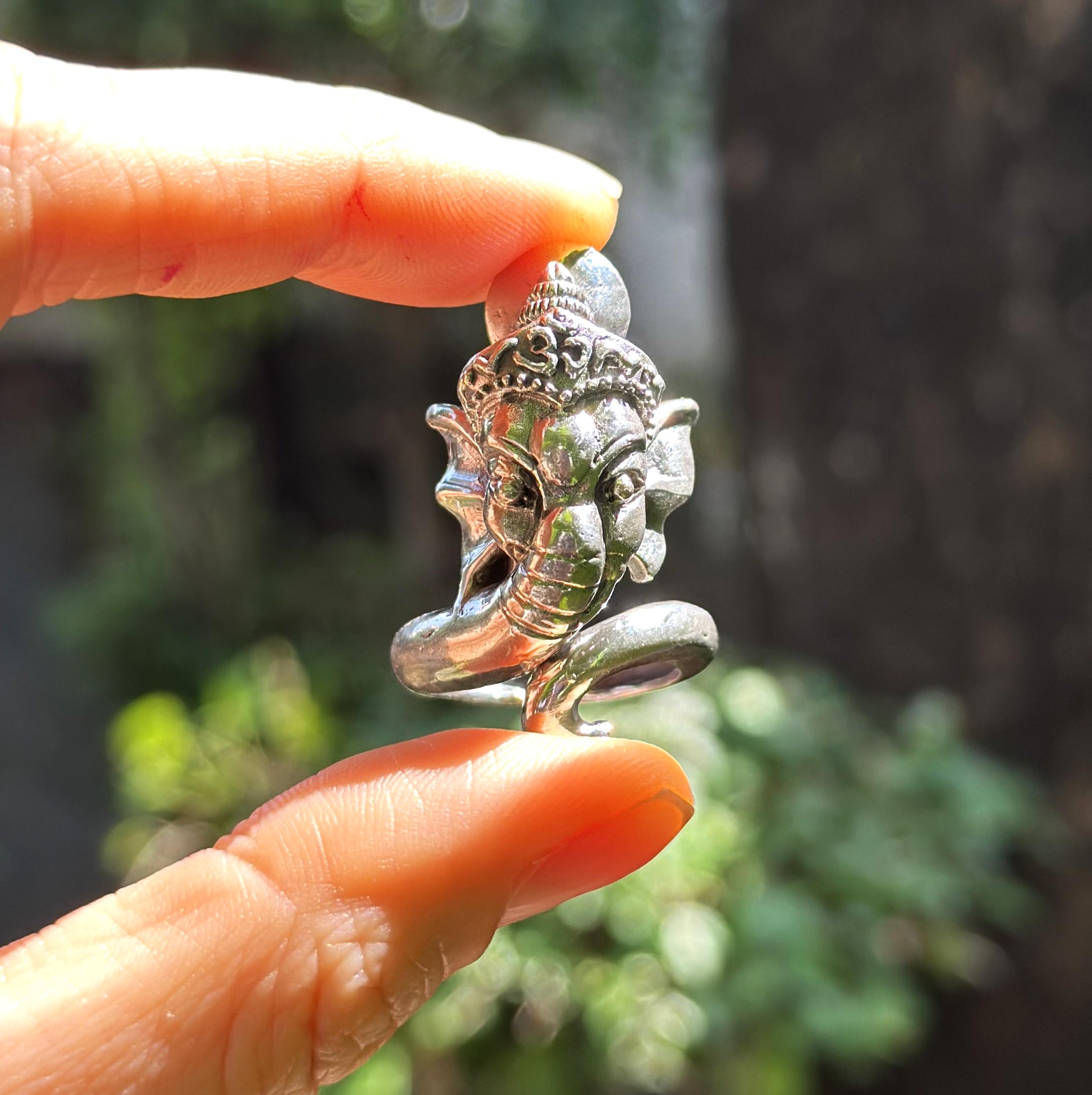 ガネーシャリング 925 スターリングシルバー エレファントラップ