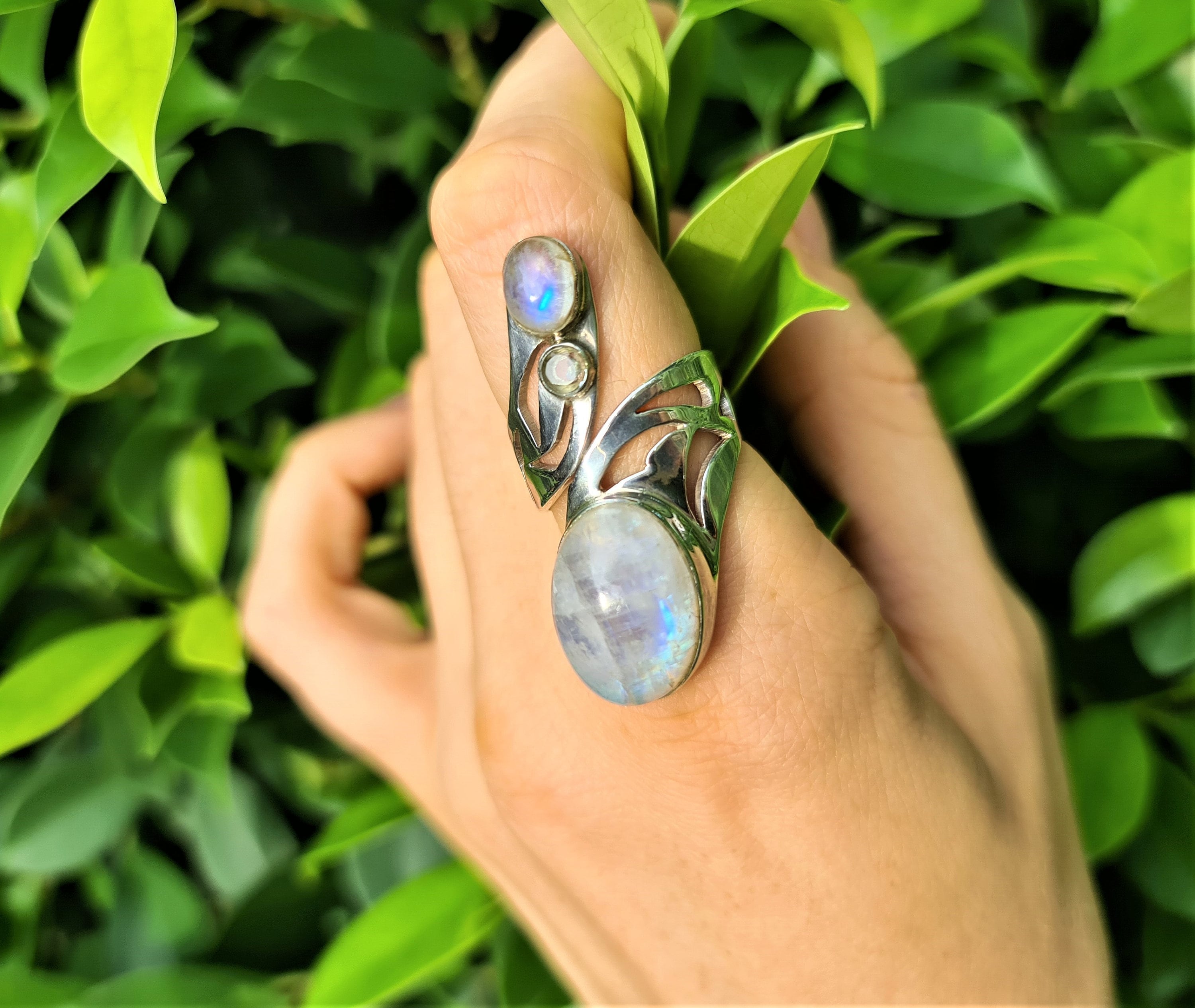 Buy Moonstone Ring / June Birthstone / Moonstone Jewelry / Birthstone Ring  / June Birthday Gift / Holiday Gifts for Her / Handmade Ring / Gifts Online  in India - Etsy