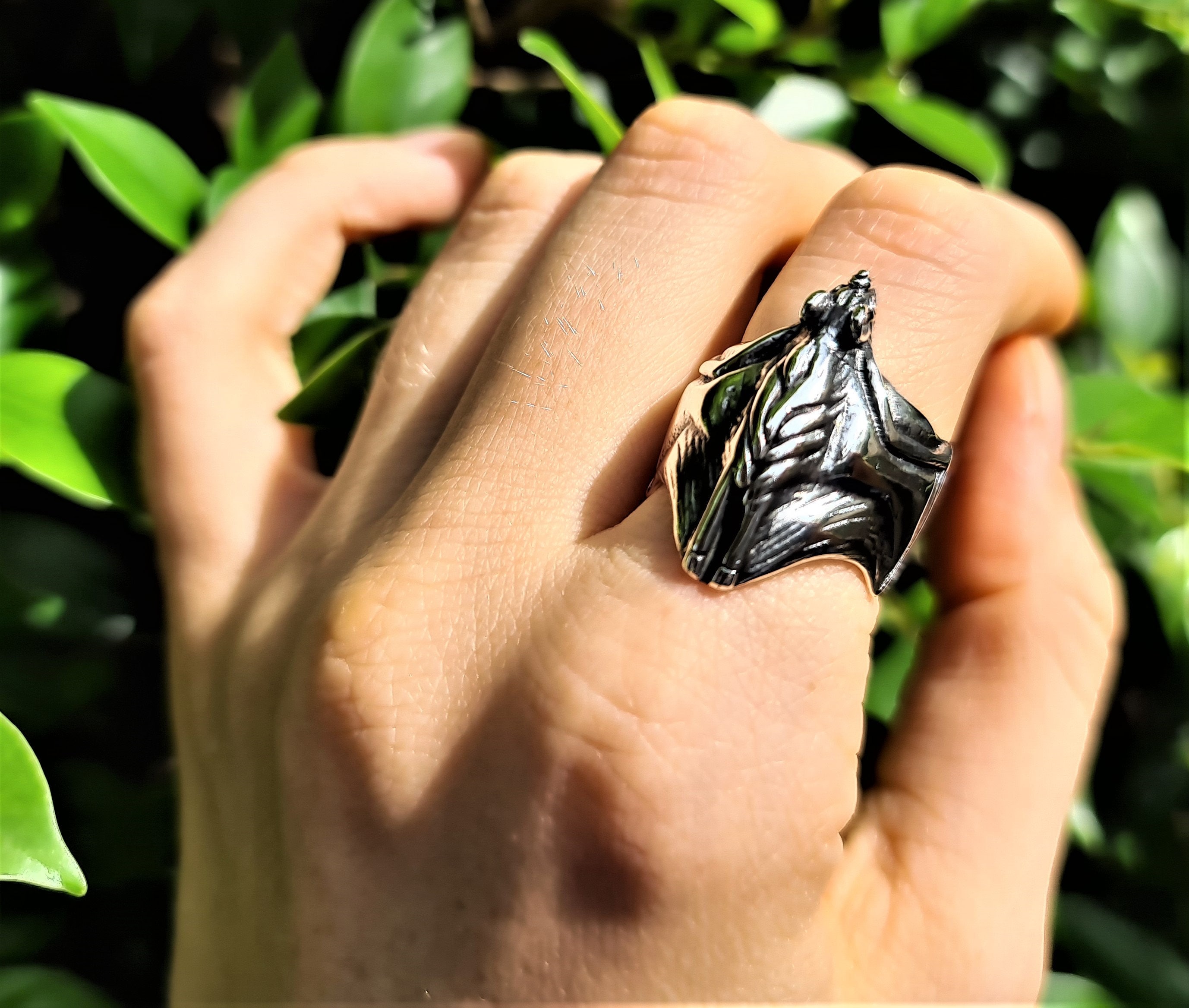 Bat Ring Bat Jewelry Silver Bat Ring Gothic Jewelry Gothic