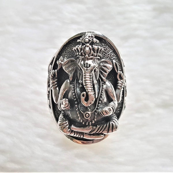 Ganesh Ring Etsy
