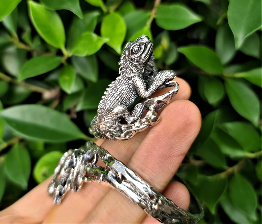 winte Lizard Silver Bracelet