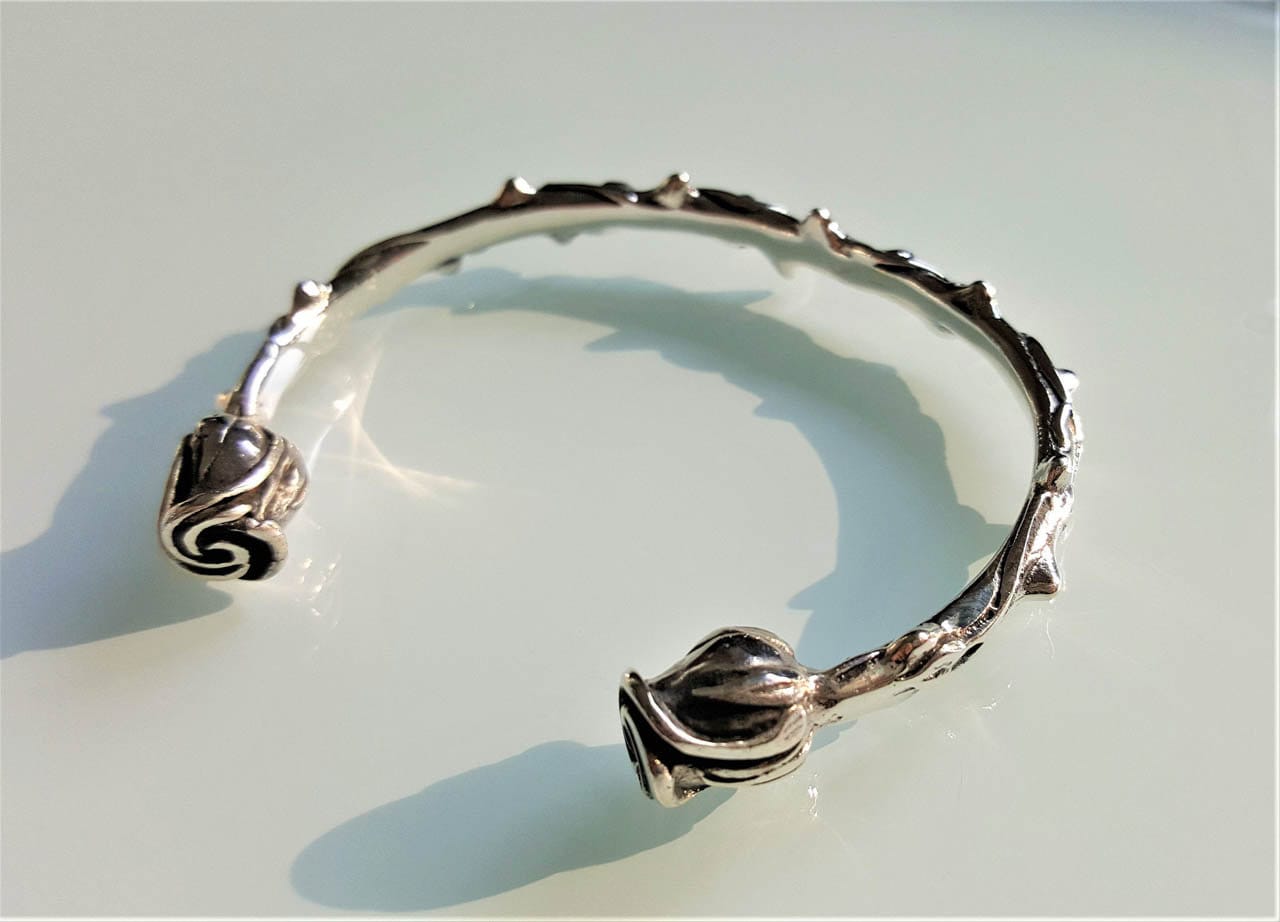 Rose Bracelet STERLING SILVER 925 Rose