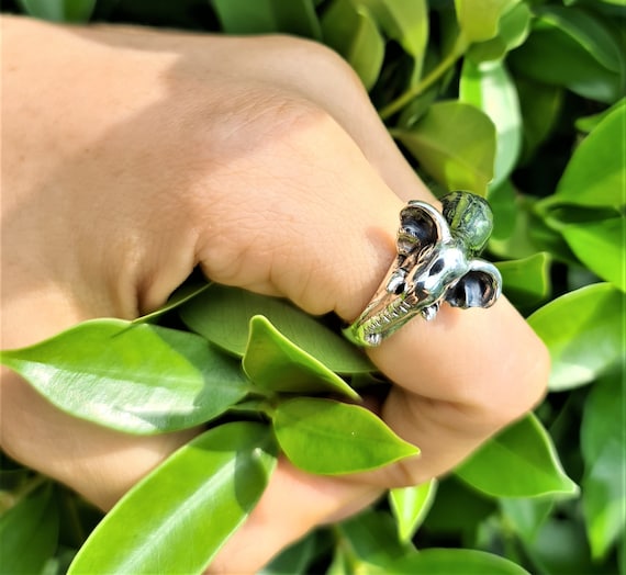 Elephant Ring, Solid Silver Ring, Artistic Ring, Animal Ring, Vintage –  Adina Stone Jewelry