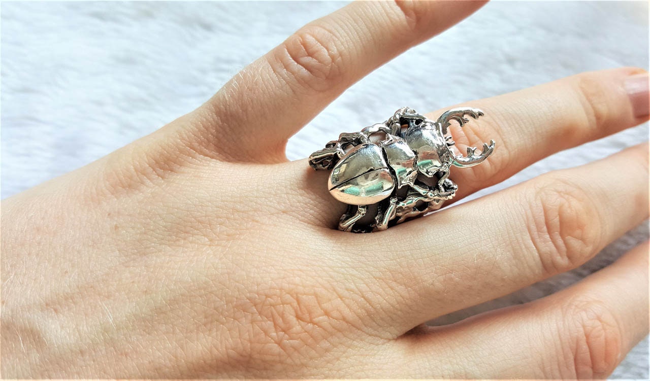 スタッグビートルリング スターリングシルバー 925 変態の象徴