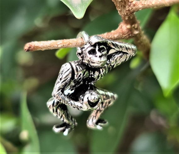 Crystal monkey shop jewelry etsy