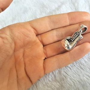 Boxing Glove Pendant 925 STERLING SILVER Charm Champion Sport Winner Talisman Boxer Exclusive Gift Heavy Duty Solid 20 grams image 2