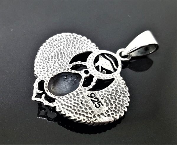 Skarabäus Anhänger 925er Sterling Silber Khepri Gott Auge Des Horus Gott Von Ägypten Geflügelter Skarabäus Ägyptisches Heiliges Symbol Talisman Amulett Handgefertigt