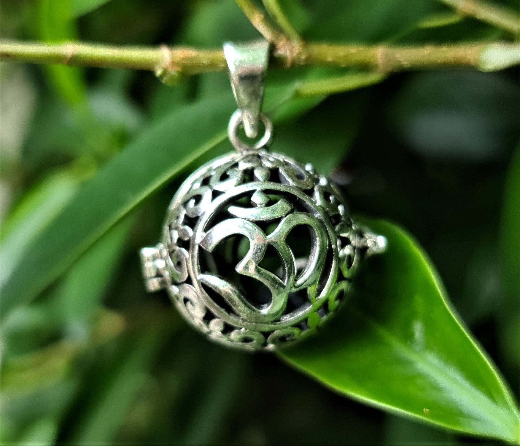 30mm Sterling Silver Harmony Ball Pendant - Etsy