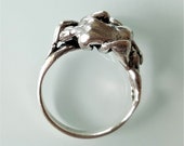 Erotic Ring STERLING SILVER 925 Kama Sutra Pose 69 Sexy Ring