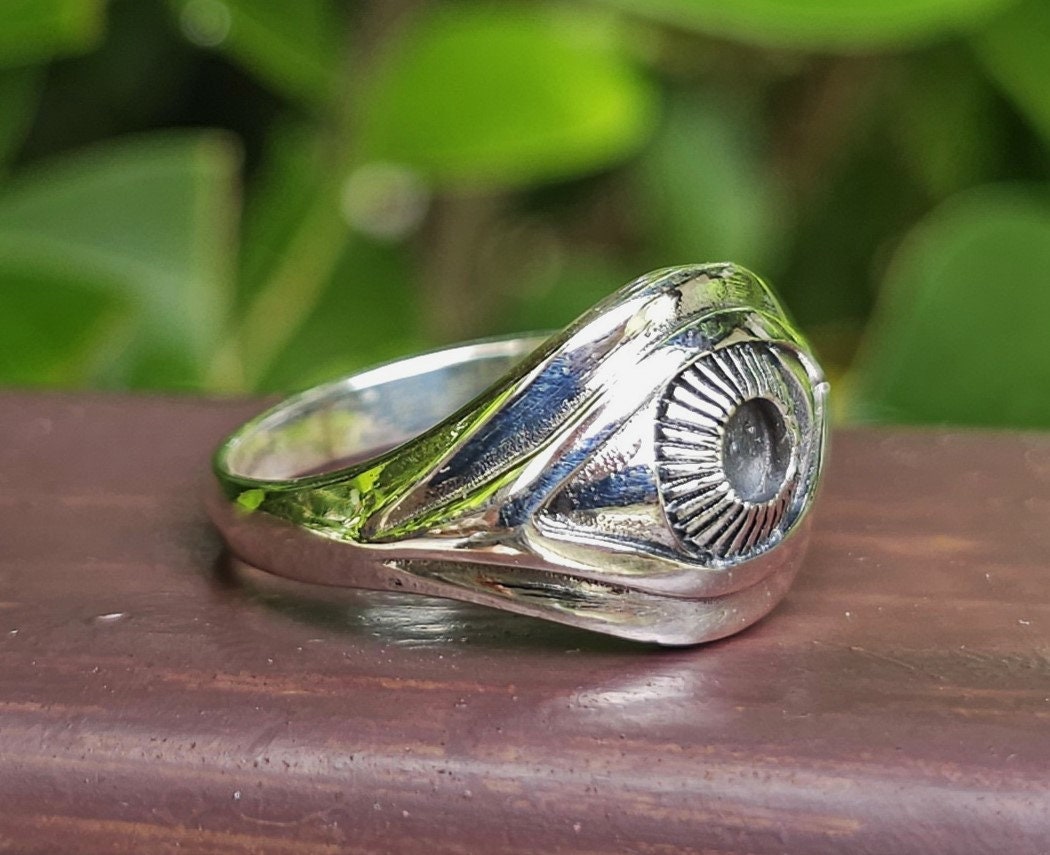 All Seeing Eye Ring STERLING SILVER 925 Eye of Providence Evil Eye ...