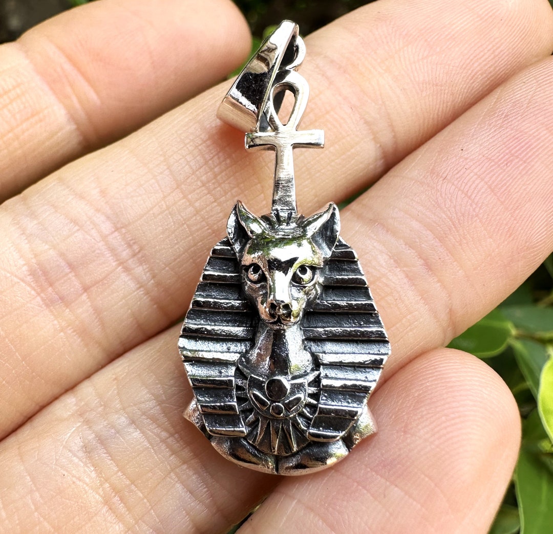 Alphm エジプト猫ネックレス 925スターリングシルバー バステット女神