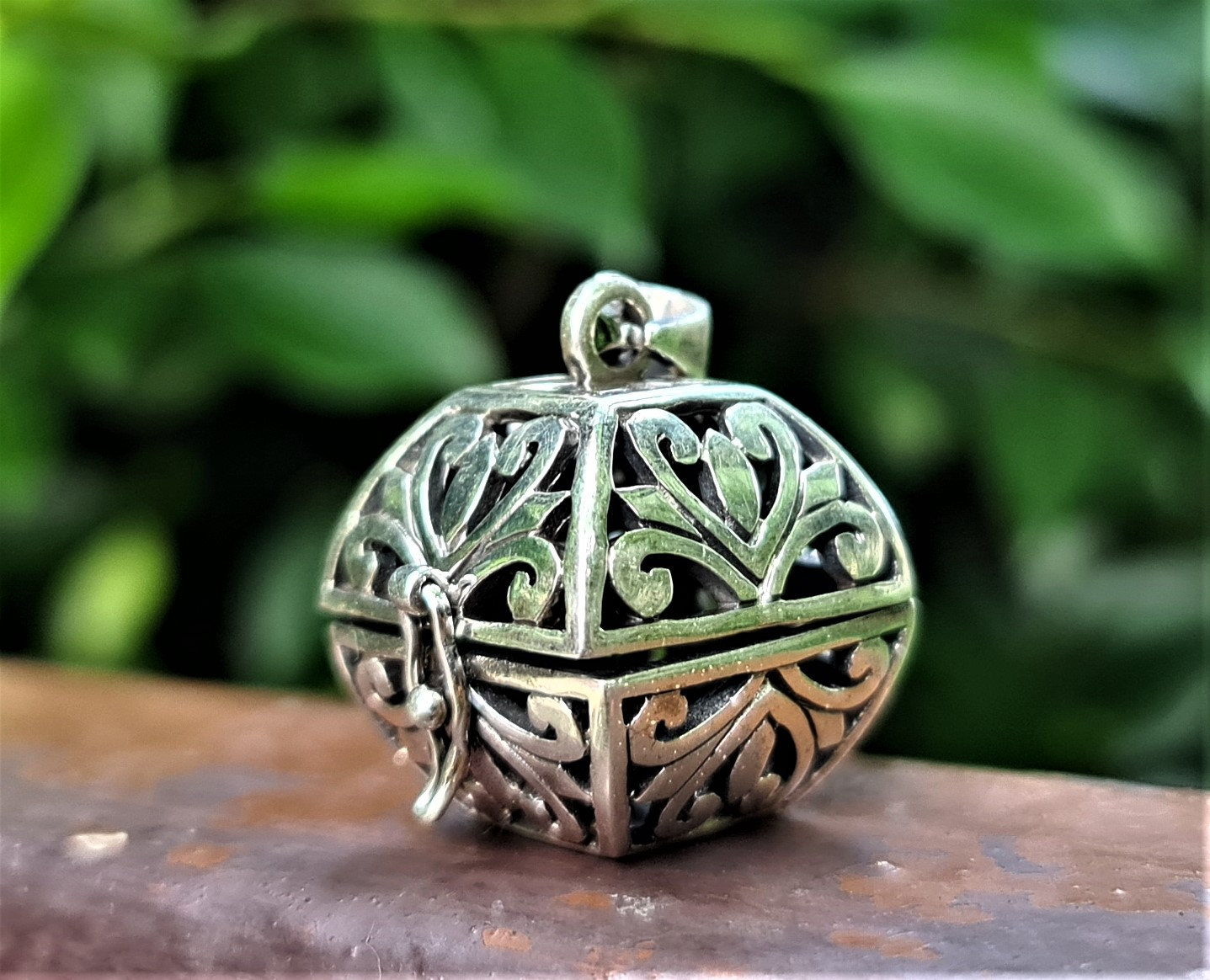 30mm Sterling Silver Harmony Ball Pendant - Etsy