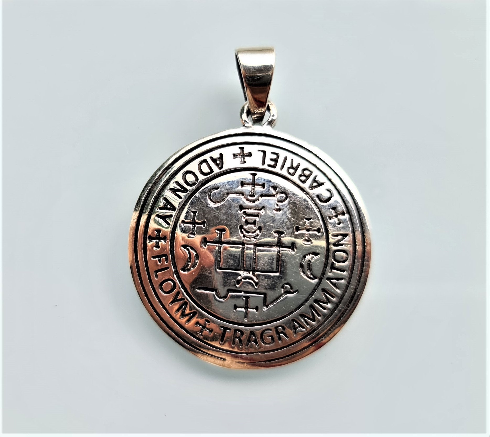 Archangel Gabriel Seal Pendant Philosophical Sacred Talisman Sigil Of Gabriel Archangel Seal Of Solomon Magical Amulet