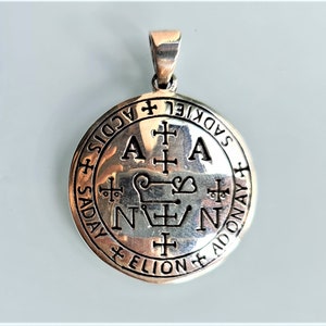 Archangel Zadkiel Seal Pendant Philosophical Sacred Talisman Sigil Of Zadkiel Archangel Seal Of Solomon Magical Amulet