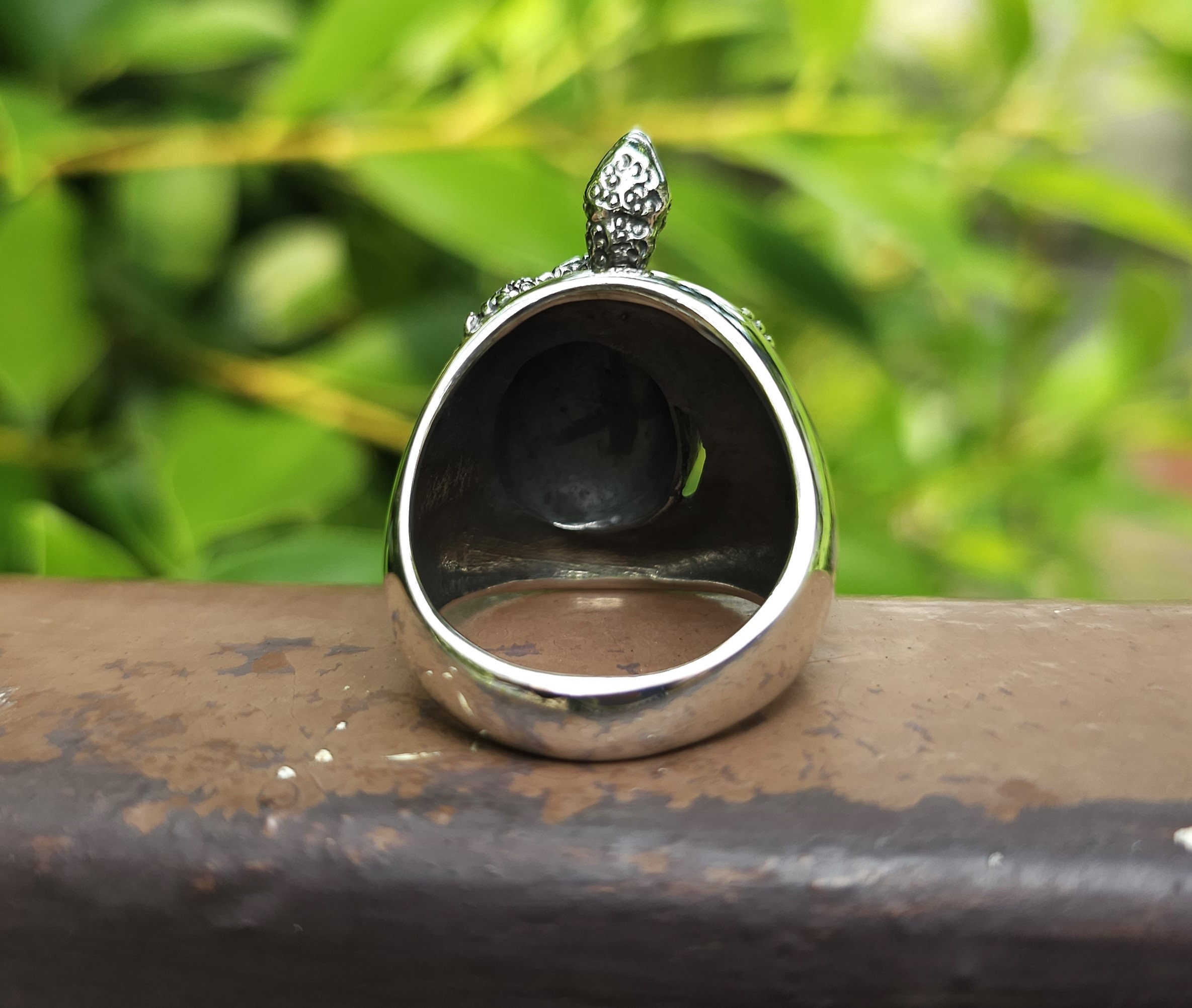 Large Turtle Ring STERLING SILVER 925 Tortoise Sea Turtle Ocean 