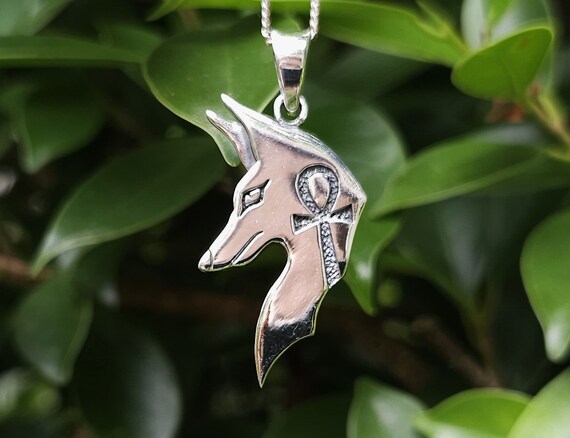 [とーとつにエジプト神2] Anubis ネックレス シルバー(ステッカー付き) とーとつにエジプト神2] Anubis ネックレス シルバー(ステッカー付き)