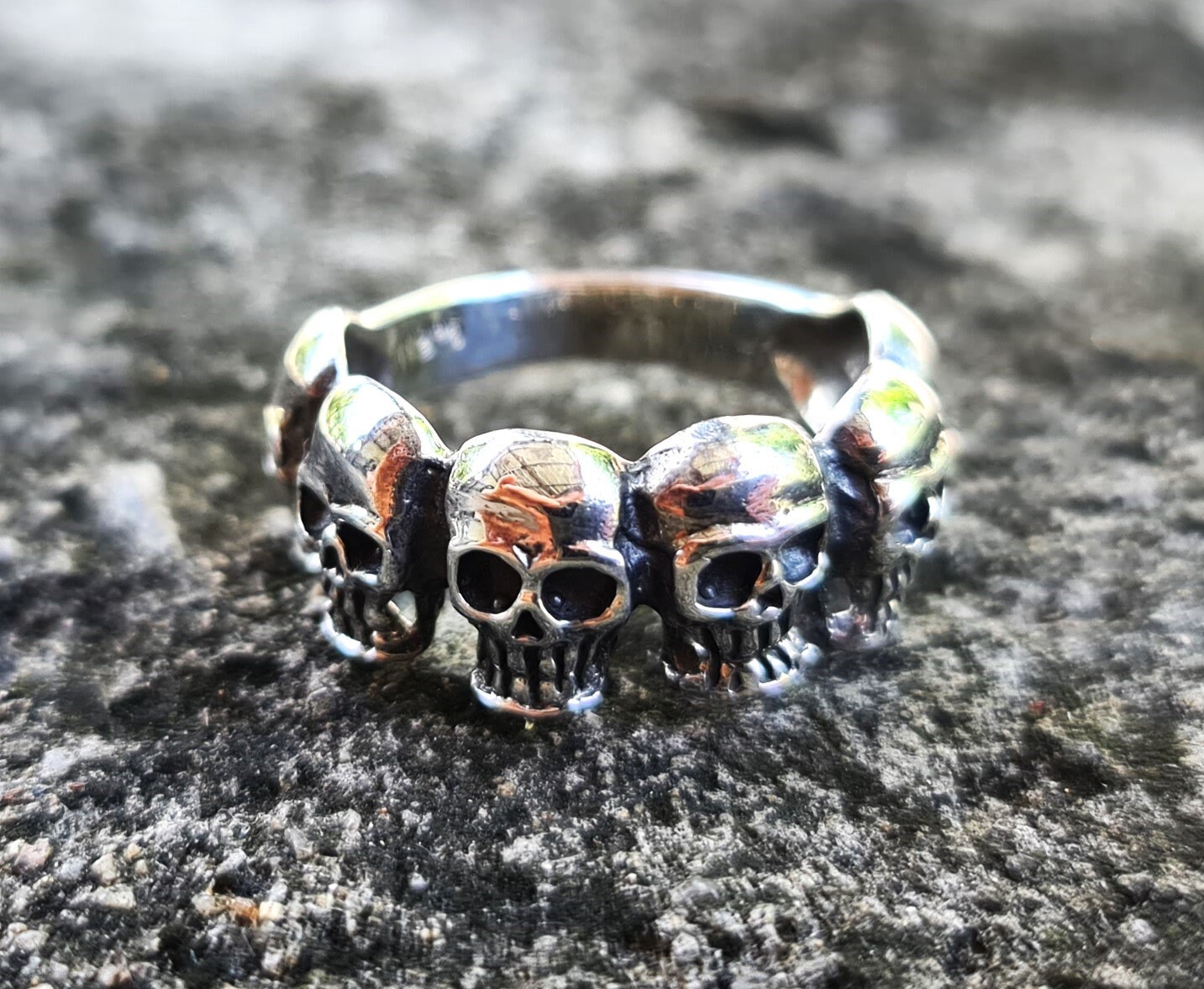 ANELLO RE TESCHIO | argento 925 | FEEL NO PAIN