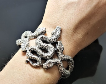 ハンドメイド 925 スターリングシルバー キングコブラ サーペント