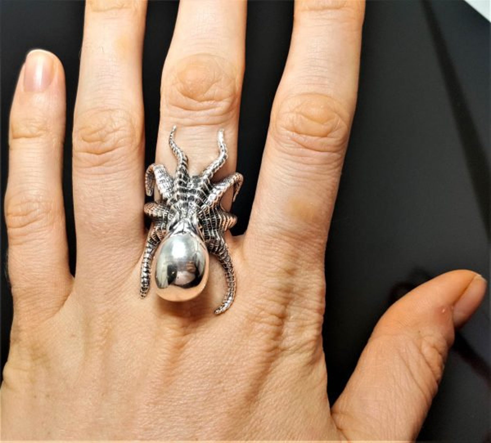OCTOPUS RING 925 Sterling Silver Ocean Sea Animal Large Etsy