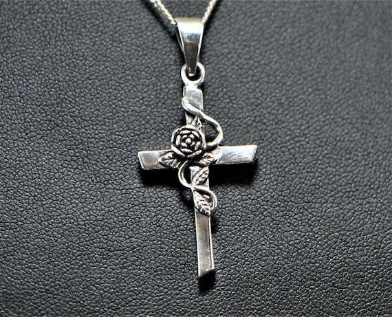 Collana Uomo in Argento con croce e Madonnina Mabina Gioielli - Gioielleria Amadori