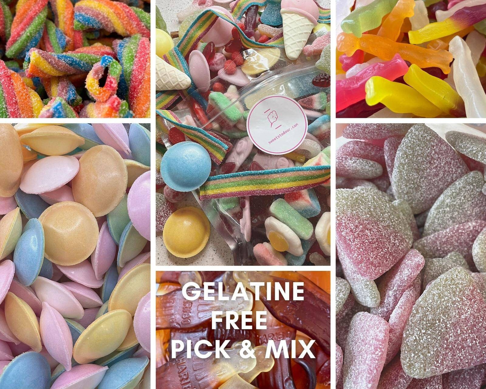 SWEETS GELATINE FREE Pick and Mix Sweets / 500g / 1kg / Bag of Etsy