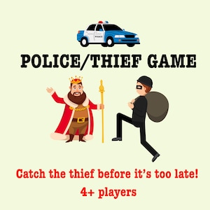 Donga (Thief) Police Game/Raja Mantri Chor Party Game for Family Game Nights and Large Gatherings