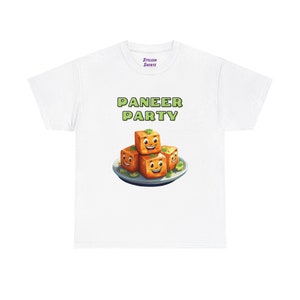 Paneer Party: Indian Food Graphic T-Shirt