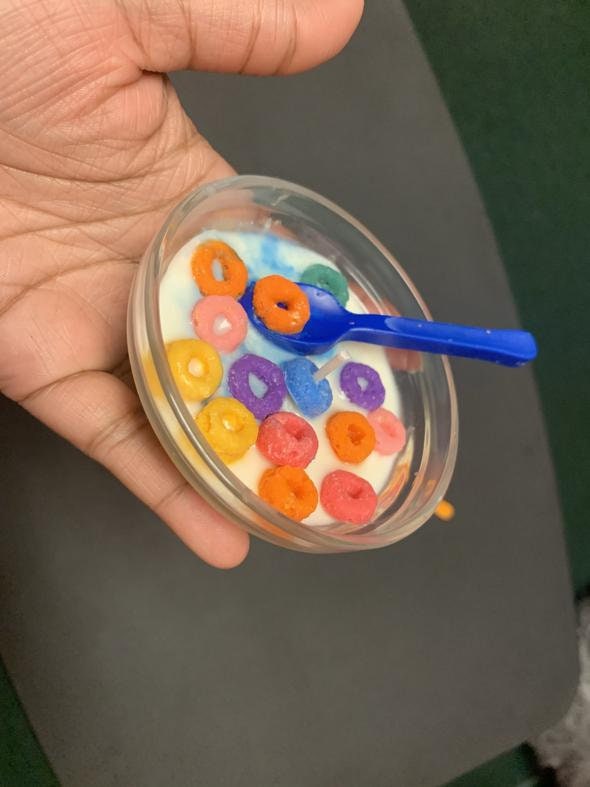 WHOLESALE CANDLE Fruit Loops Cereal Bowl Candle Luxury Etsy