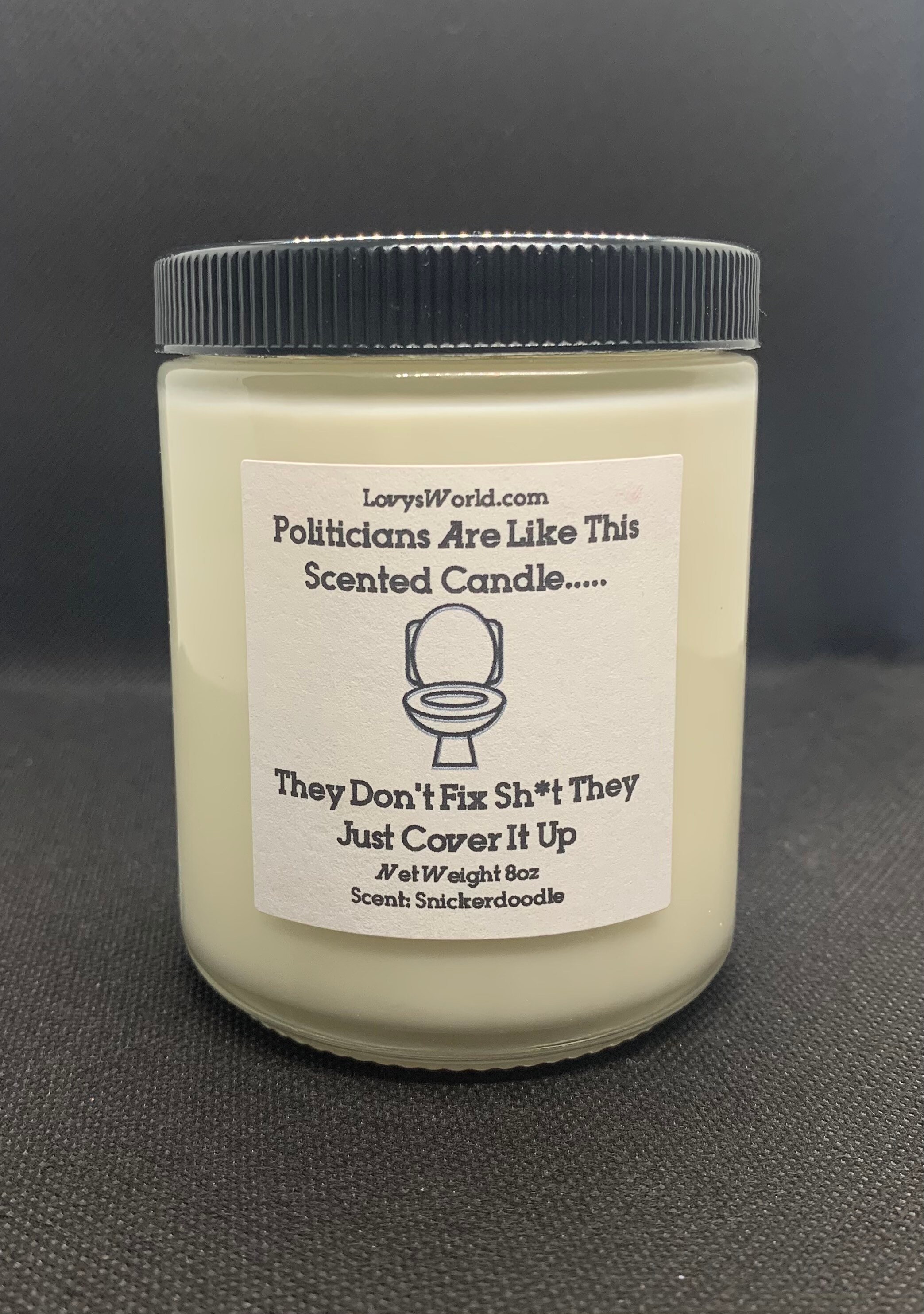 Funny bathroom candle pun candle politics candle strong Etsy