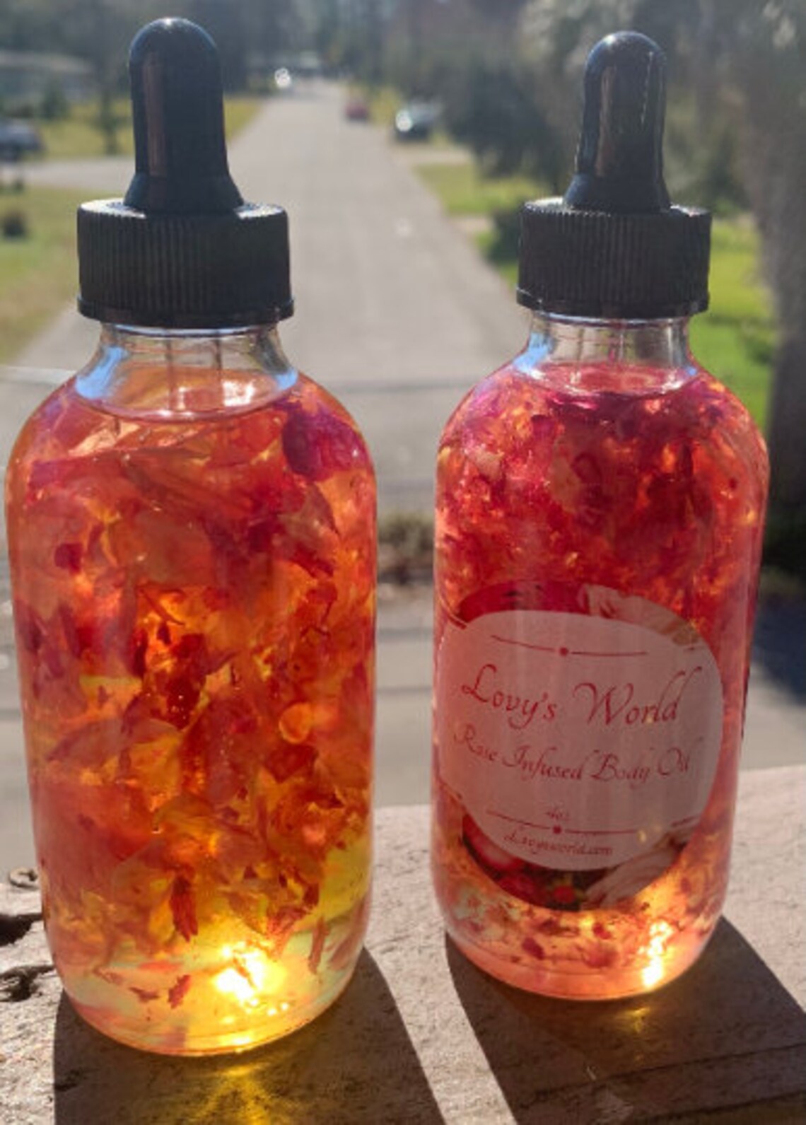 Private Label Wholesale Rose infused Body Oil 2oz BOTTLES face Etsy