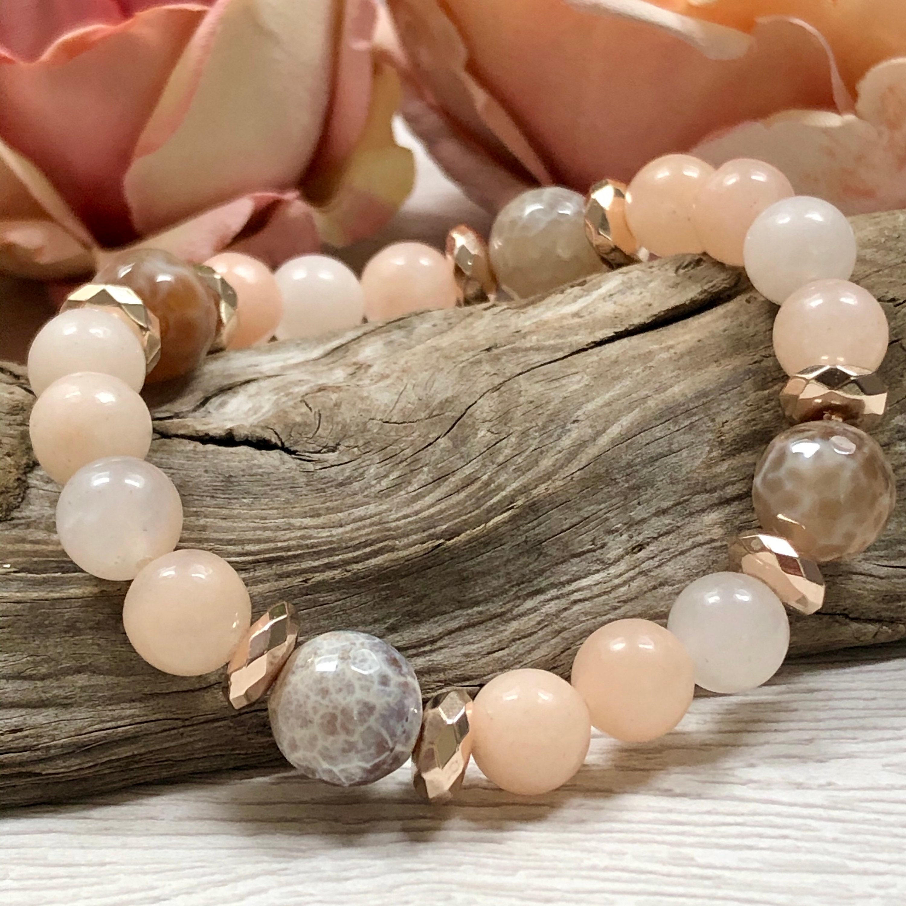 Healing Gemstone Bracelet Crystal Bracelets for Women Etsy UK