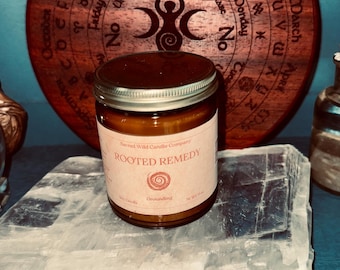Rooted Remedy Candle featuring Enchanted Story and Incantation
