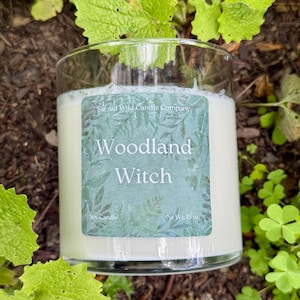 Woodland Witch Candle: Empowered with Shamanic Energy Work