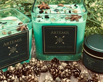 Goddess Artemis Candle