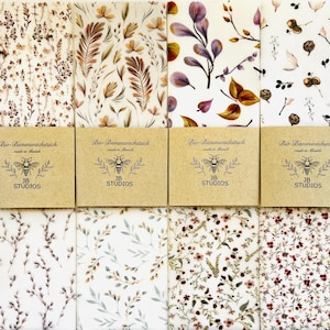 PANNO IN CERA D'API ORGANICA Collezione NATURE Design circa 40 cm-15 cm