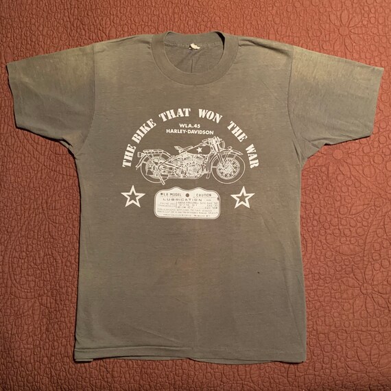 1980s Olive Harley Davidson