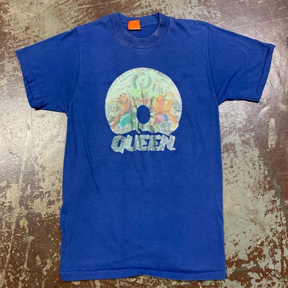 1970s Queen vintage Freddie Mercury band tee shirt