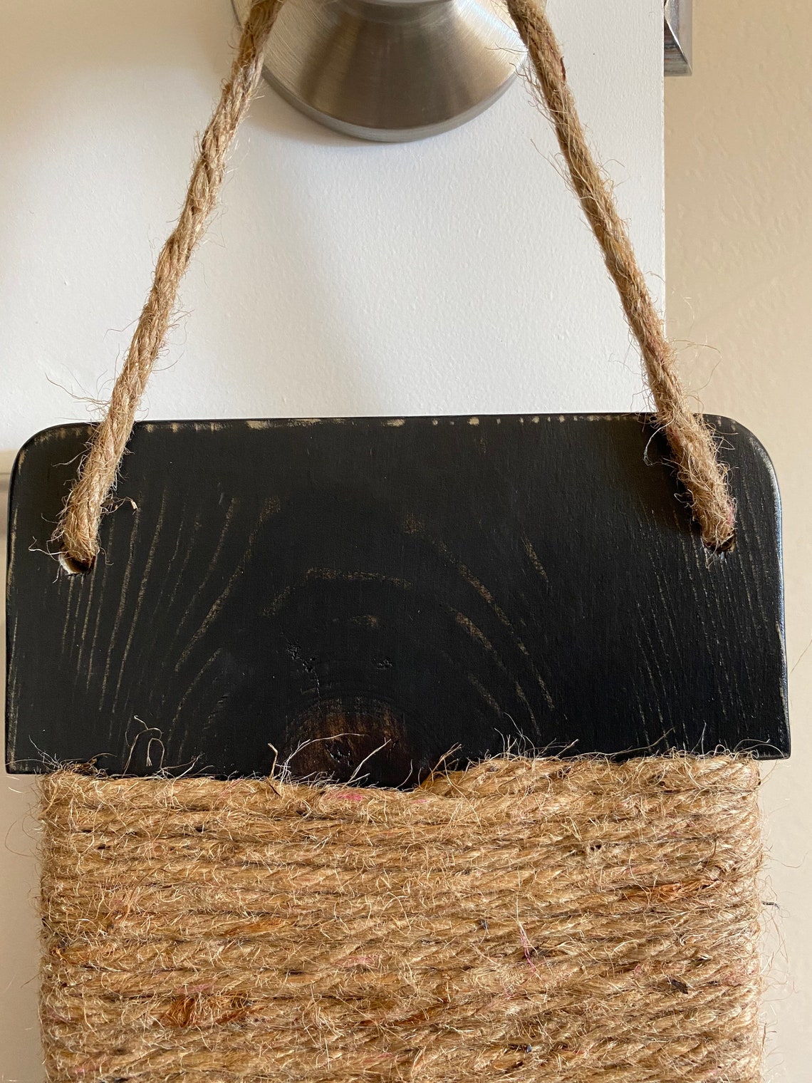 Jute Rope Cat Scratcher Hanging Cat Scratcher Wood Cat Etsy