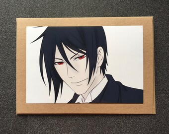 Black Butler Cards Etsy