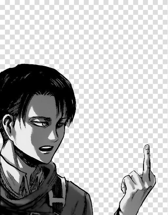 Attack On Titan Levi Ackerman Flipping The Bird Greeting Etsy Ireland