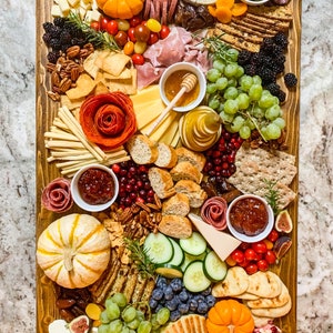 Large Charcuterie Board With Handles Cheese Platter - Etsy