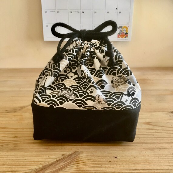Japanese Lunch Bag / Japanese Style Lunch Pouch With Etsy UK