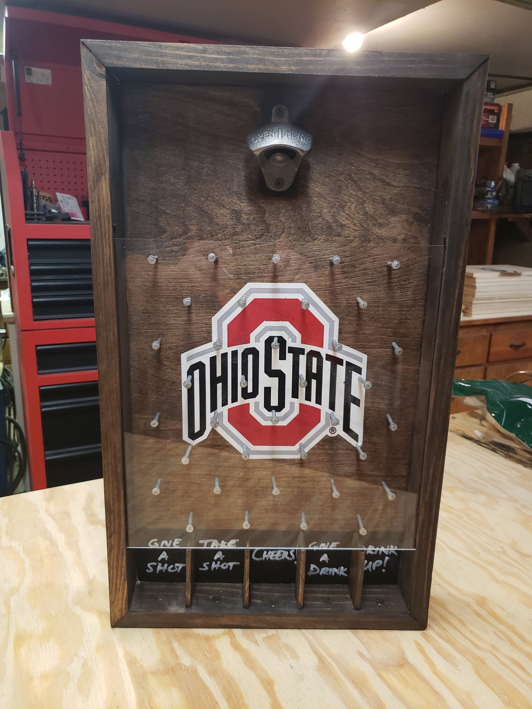 Drinko Plinko Bottle Opener Drinking Game / Customized / Etsy