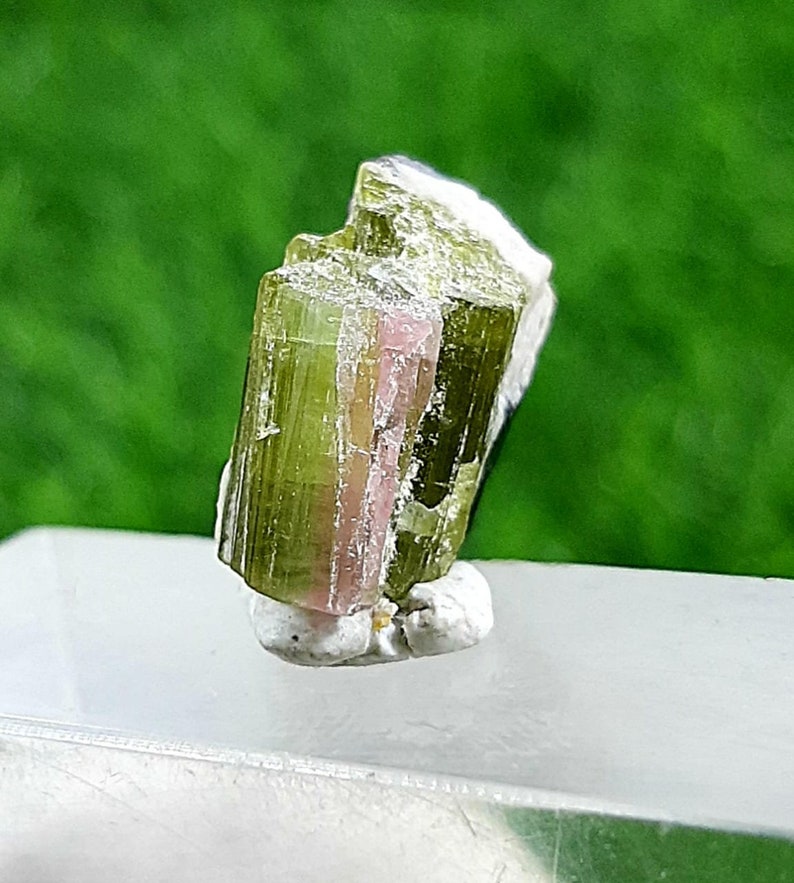 19cts Green And pink Colour Tourmaline Bunch from Afghanistan