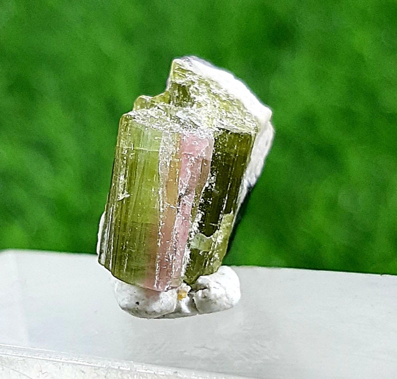 19cts Green And pink Colour Tourmaline Bunch from Afghanistan